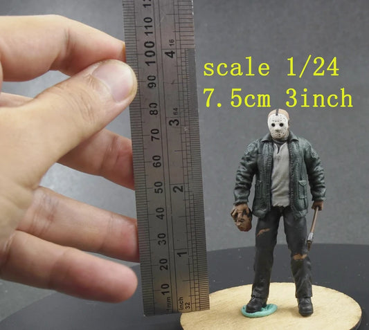Killer Horror figure (For Custom) 1:18 to HO scale handpaint high detail for Halloween