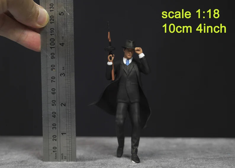 Mafia man figure handpaint high detail 1:18 scale