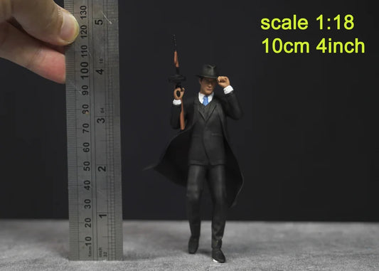 Mafia man figure handpaint high detail 1:18 scale