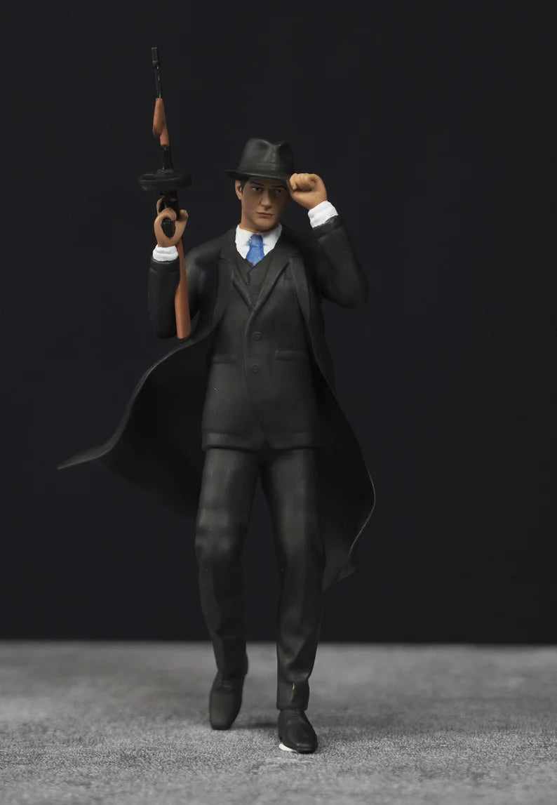 Mafia man figure handpaint high detail 1:18 scale