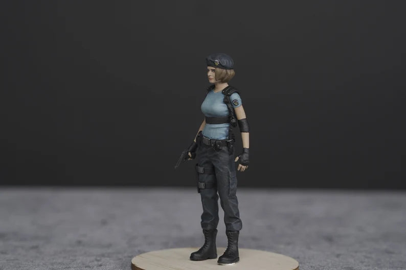Jill Evil figure (For Custom) 1:18 to HO scale handpaint high detail