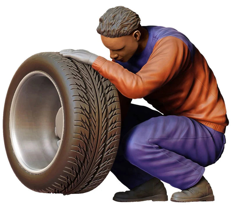 Mechanic figure HO 1:64 Scale handpaint high detail