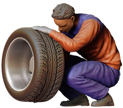 Mechanic figure HO 1:64 Scale handpaint high detail