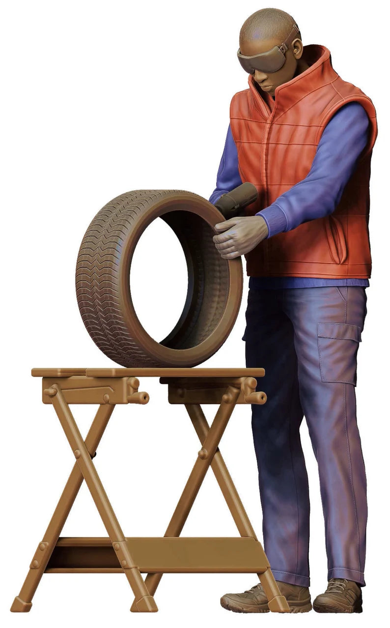 Mechanic figure HO 1:64 Scale handpaint high detail