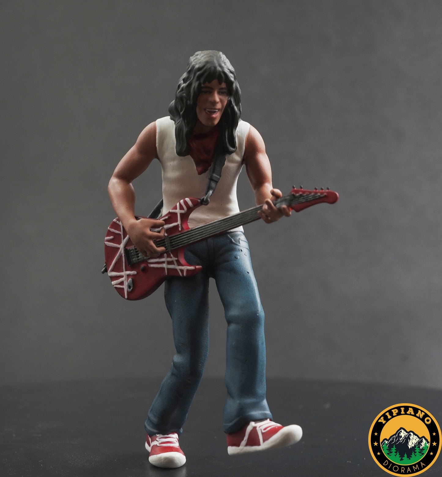 Guitarist rock figure handpaint high detail 1:18 scale