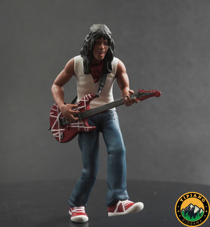 Guitarist rock figure handpaint high detail 1:18 scale