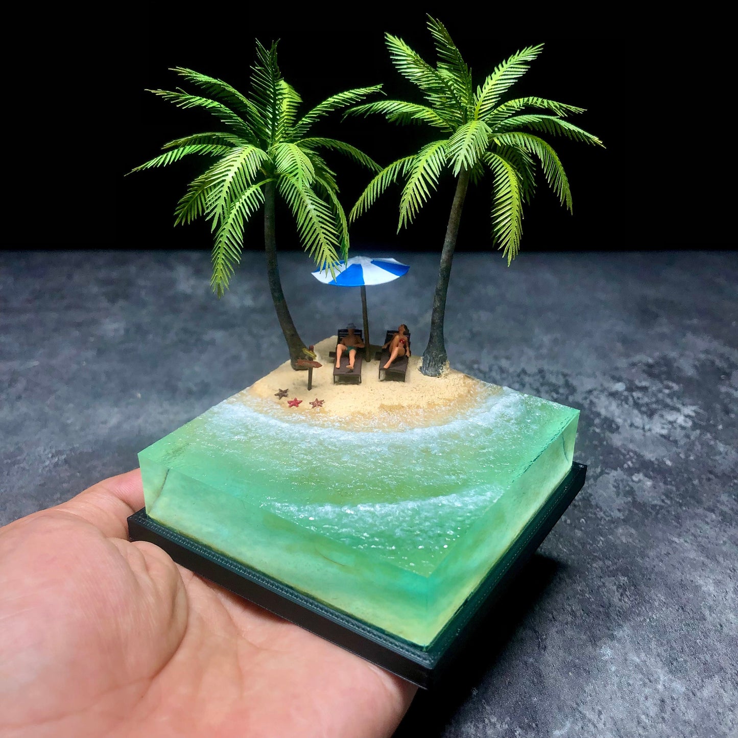 Mini beach diorama - HO scale