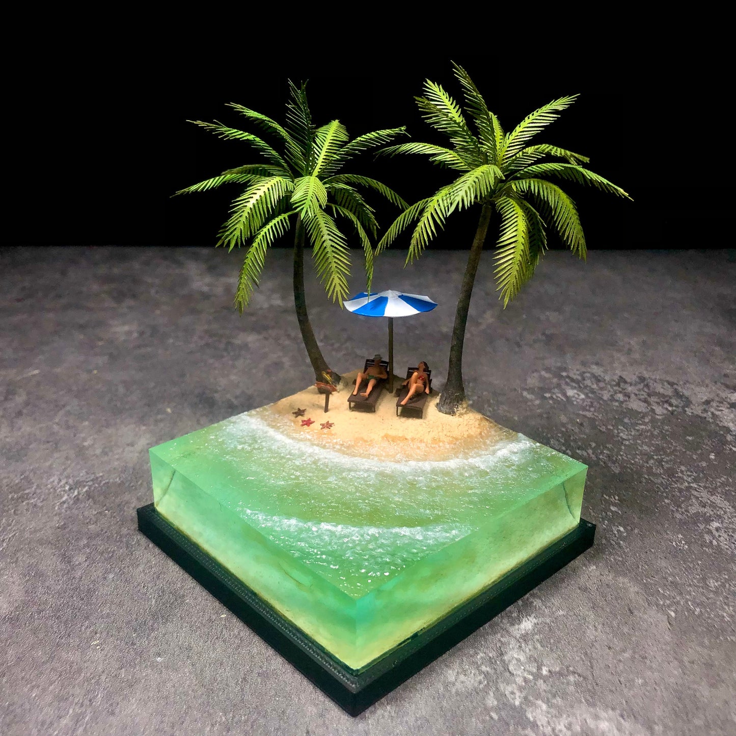 Mini beach diorama - HO scale