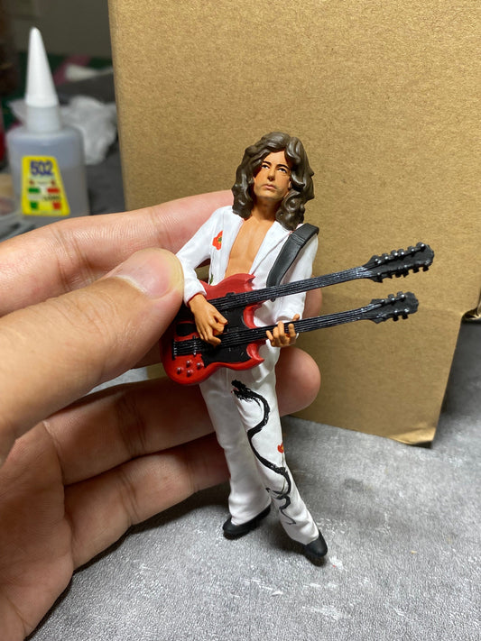 Jim page rocker figure handpaint high detail 1:18 to HO scale