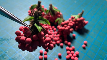 1/12 Lychee Miniature Fruit ( 1 bunch/50pcs)