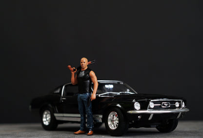 Dom figure handpaint high detail 1:18 to HO scale