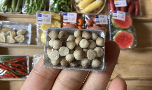 1/12 Straw mushroom vegetables miniature