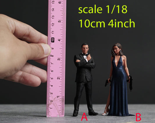 Spy girl HO & 1:87 scale handpaint high detail