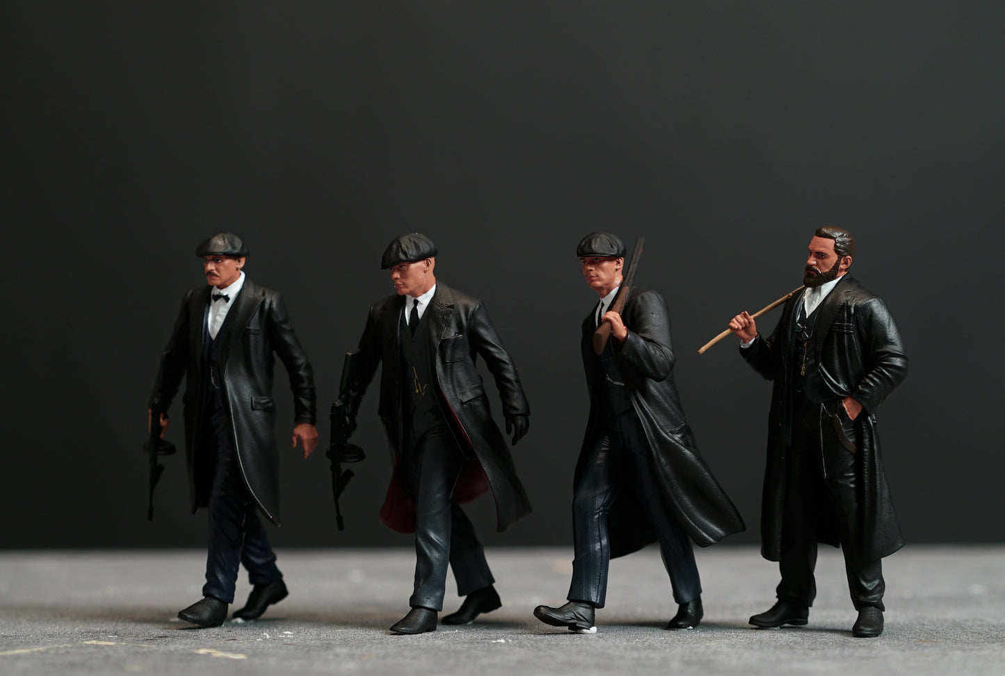 Peaky shelby figure miniature 1:18 to HO scale handpaint high detail