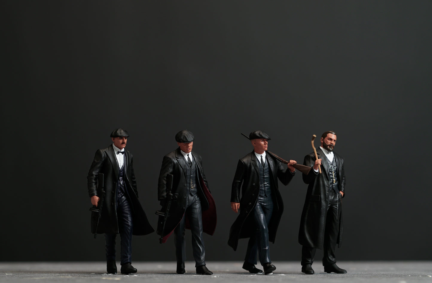 Peaky shelby figure miniature 1:18 to HO scale handpaint high detail