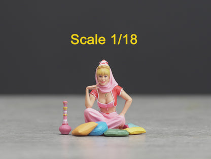 Pink Magic Genie figure HO 1/64 1/43 1/24 1/18 Scale handpaint high detail G92