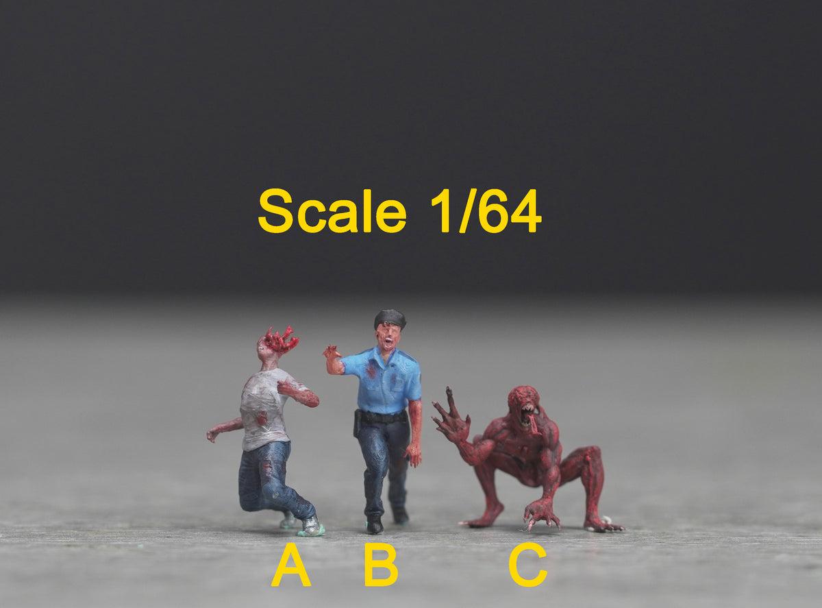 Evil man figure HO 1/64 1/43 1/24 1/18 Scale handpaint high detail GE17,14,51