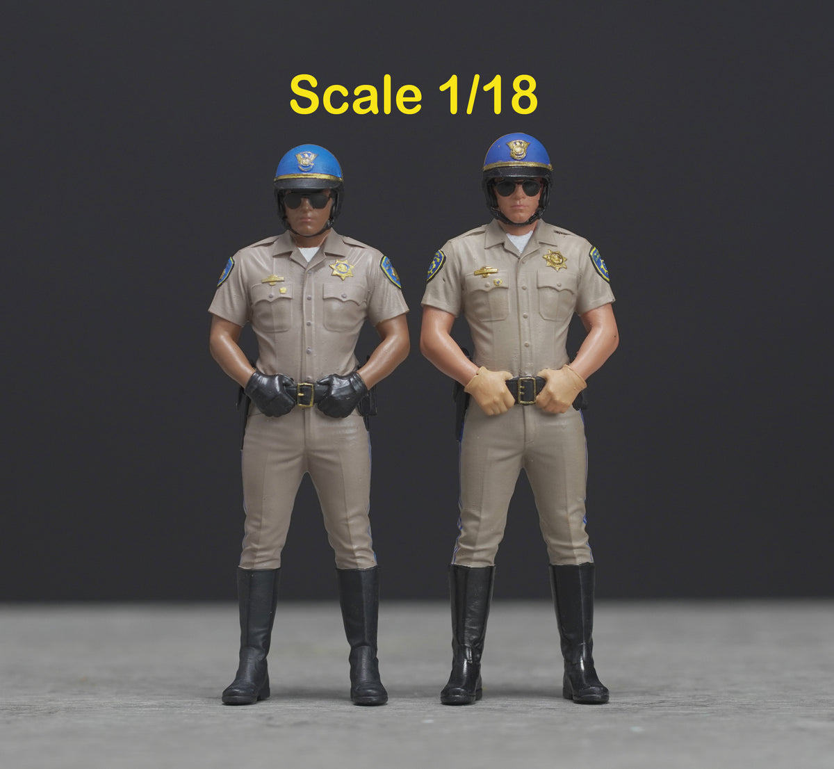 CHIP highway patrol high detail painted scale 1/18 A289