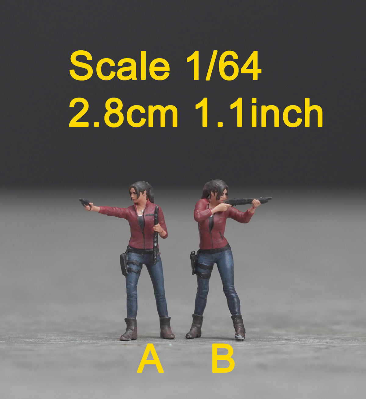 Evil figure HO 1/64 1/43 1/24 1/18 Scale handpaint high detail GE28,16