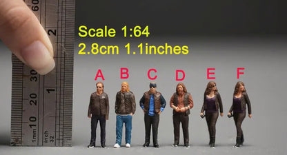 Anarchy men figure HO 1/64 1/18 1/43 Scale handpaint high detail