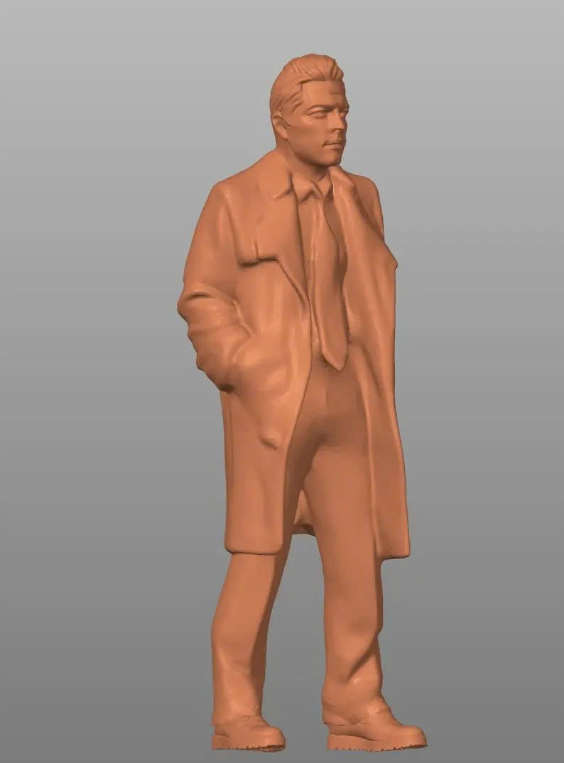 Castiel figurine handpaint high detail 1:18 to HO scale