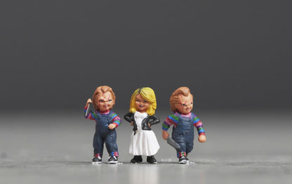 Horror killers figure 1:18 to 1/64 HO scale handpaint high detail